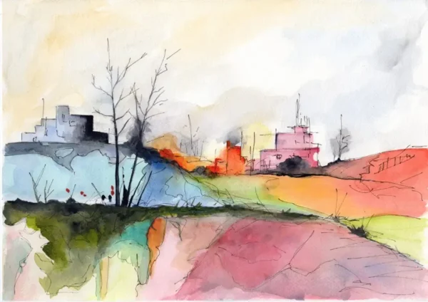 Landscape 3 – Watercolour Painting