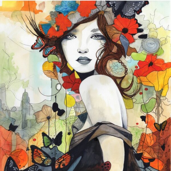 Sarah – Framed Giclée Print