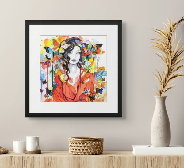Shelley – Framed Giclée Print